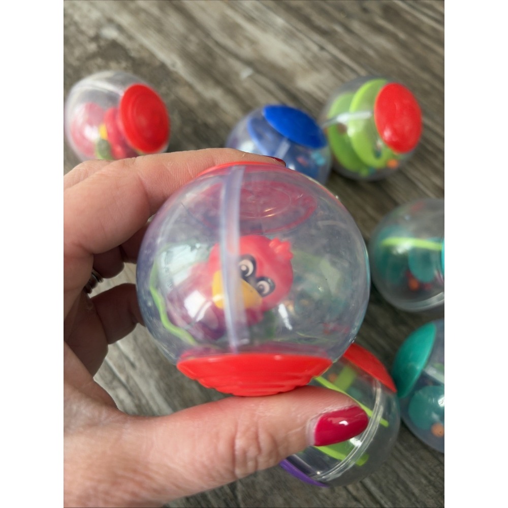 Baby Einstein Roller Pillar Activity Balls Baby Toy Roll A Rounds Sensory Shaker - Picture 3 of 6